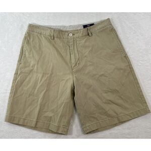 Vineyard Vines Club Short Mens‎ Size 35 Khaki 100% Cotton 8.5" Inseam Casual